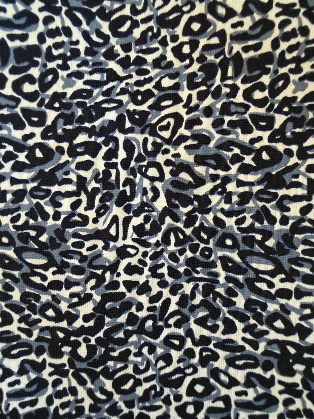 Lulu-B Blue and White cheetah print dress - Picture 4 of 5